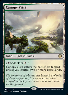 Canopy Vista - Commander: Innistrad: Midnight Hunt - R - 168