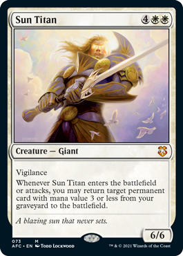 Sun Titan - Commander: Adventures in the Forgotten Realms - M - 73