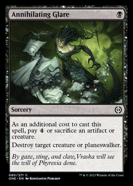 Annihilating Glare - Phyrexia: All Will Be One - C - 80