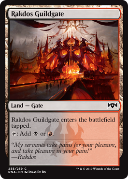 Rakdos Guildgate (255) - Ravnica Allegiance - C - 255