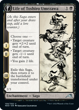 Life of Toshiro Umezawa - Kamigawa: Neon Dynasty - U - 108