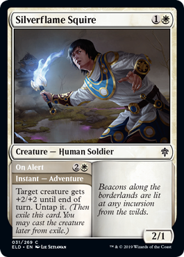Silverflame Squire - Throne of Eldraine - C - 31
