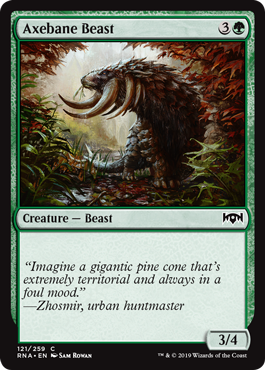 Axebane Beast - Ravnica Allegiance - C - 121