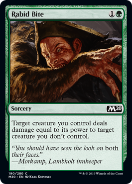 Rabid Bite - Core Set 2020 - C - 190