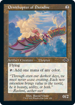 Ornithopter of Paradise (Retro Frame) - Modern Horizons 2 - C - 430