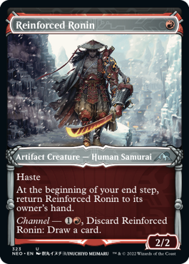 Reinforced Ronin (Showcase) - Kamigawa: Neon Dynasty - U - 323
