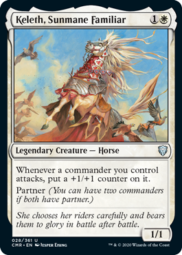 Keleth, Sunmane Familiar - Commander Legends - U - 28
