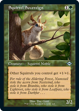 Squirrel Sovereign (Retro Frame) - Modern Horizons 2 - U - 415