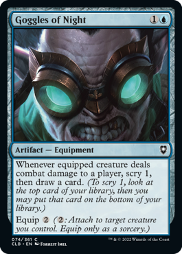 Goggles of Night - Commander Legends: Battle for Baldur's Gate - C - 74