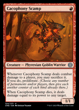 Cacophony Scamp - Phyrexia: All Will Be One - U - 124