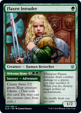 Flaxen Intruder - Throne of Eldraine - U - 155
