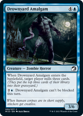 Drownyard Amalgam - Innistrad: Midnight Hunt - C - 50