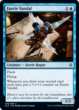 Faerie Vandal - Throne of Eldraine - U - 45