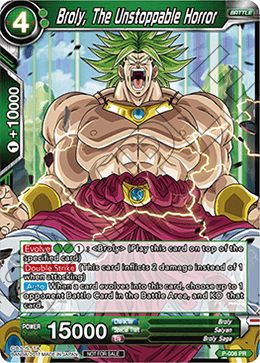 Broly, The Unstoppable Horror (Foil Version) - Promotion Cards - Promo - P-006
