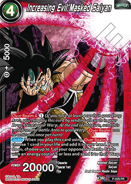 Increasing Evil Masked Saiyan - Promotion Cards - Promo - P-029