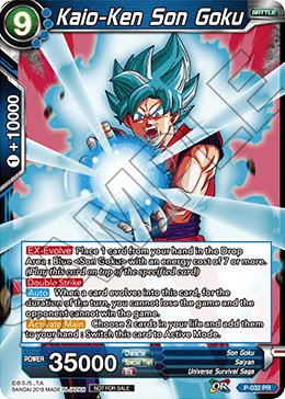 Kaio-Ken Son Goku - Promotion Cards - Promo - P-032