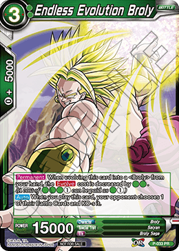 Endless Evolution Broly - Promotion Cards - Promo - P-033
