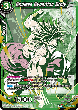 Endless Evolution Broly (Alternate Art) - Special Anniversary Set - Promo - P-033