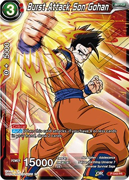 Burst Attack Son Gohan (Alternate Art) - Special Anniversary Set - Promo - P-049