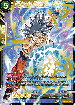 Ultimate Form Son Goku (Gold Stamped) - Mythic Booster - Common - P-059