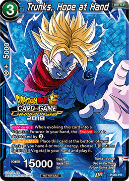 Trunks, Hope at Hand - Tournament Promotion Cards - Promo - P-064
