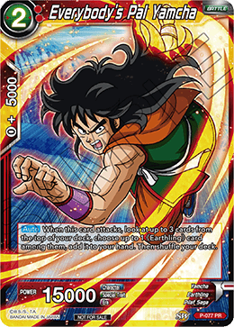 Everybody's Pal Yamcha - Promotion Cards - Promo - P-077