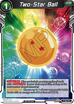 Two-Star Ball - Promotion Cards - Promo - P-084