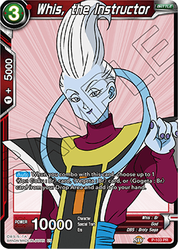 Whis, the Instructor - Promotion Cards - Promo - P-103