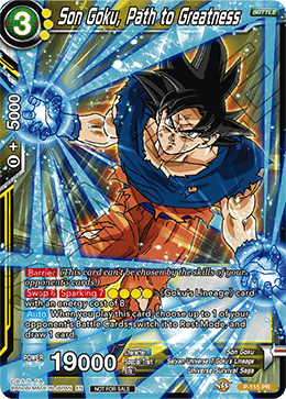 Son Goku, Path to Greatness (Power Booster) - Promotion Cards - Promo - P-115