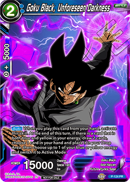 Goku Black, Unforeseen Darkness - Promotion Cards - Promo - P-124