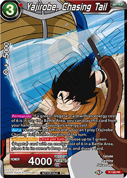 Yajirobe, Chasing Tail (Shop Tournament: Assault of Saiyans) - Promotion Cards - Promo - P-126
