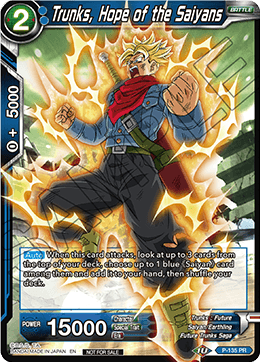 Trunks, Hope of the Saiyans (Series 7 Super Dash Pack) - Promotion Cards - Promo - P-135