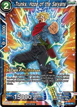 Trunks, Hope of the Saiyans (Alt Art) - Promotion Cards - Promo - P-135