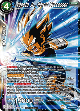 Vegeta Jr., Heroic Successor (Power Booster) - Promotion Cards - Promo - P-148
