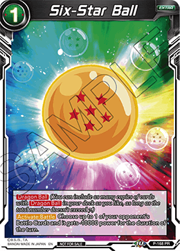 Six-Star Ball - Promotion Cards - Promo - P-168