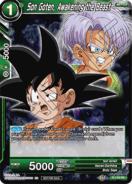 Son Goten, Awakening the Beast - Promotion Cards - Promo - P-179