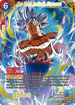 Son Goku, Instincts Surpassed (Gold Stamped) - Mythic Booster - Uncommon - P-198