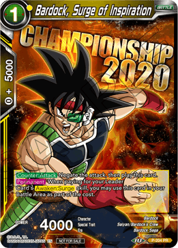 Bardock, Surge of Inspiration - Mythic Booster - Uncommon - P-204