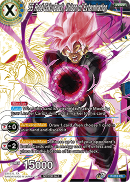 SS Rose Goku Black, Unison of Extermination - Promotion Cards - Promo - P-212