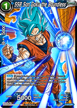 SSB Son Goku the Boundless - Promotion Cards - Promo - P-217