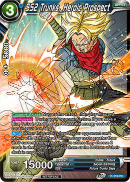 SS2 Trunks, Heroic Prospect - Promotion Cards - Promo - P-219