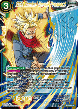 SS2 Trunks, Heroic Prospect (Gold Stamped) - Mythic Booster - Rare - P-219