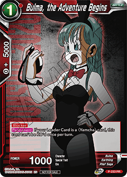 Bulma, the Adventure Begins - Promotion Cards - Promo - P-233