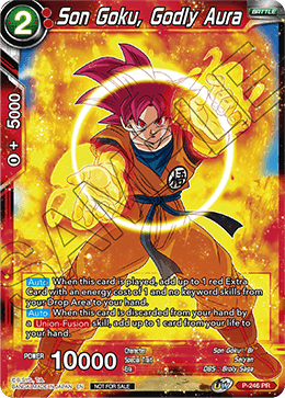 Son Goku, Godly Aura - Promotion Cards - Promo - P-246