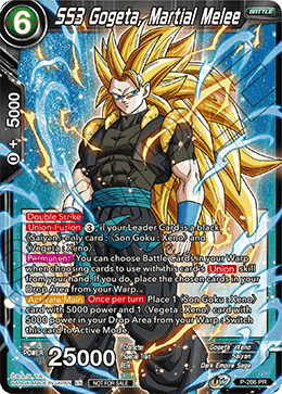 SS3 Gogeta, Martial Melee (Unison Warrior Series Tournament Pack Vol.3) - Tournament Promotion Cards - Promo - P-286