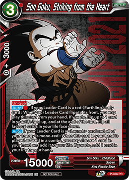 Son Goku, Striking from the Heart (Championship Pack 2021 Vol.1) - Promotion Cards - Promo - P-328