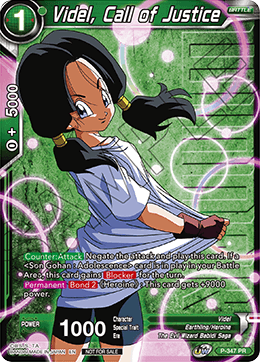 Videl, Call of Justice (Winner Stamped) - Tournament Promotion Cards - Promo - P-347