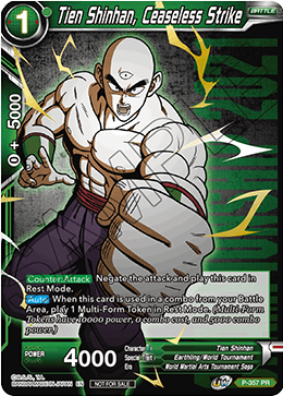 Tien Shinhan, Ceaseless Strike (Championship Pack 2021 Vol.3) (Winner Gold Stamped) - Promotion Cards - Promo - P-357
