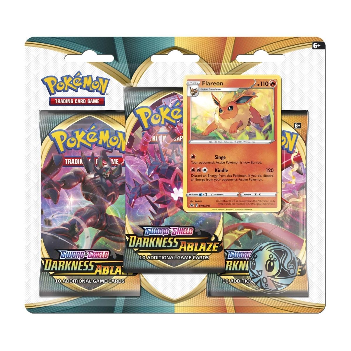 Pokemon Darkness Ablaze 3 - Pack Blister x2 Flareon & Eeevee