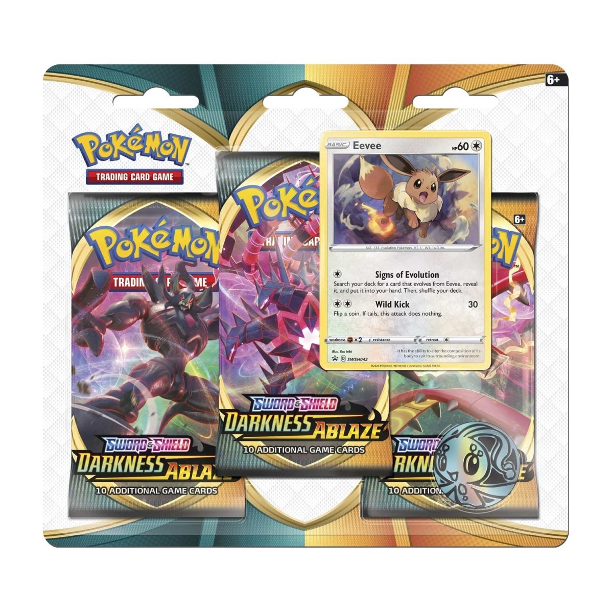 Pokemon Darkness Ablaze 3 - Pack Blister x2 Flareon & Eeevee